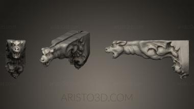 Figurines of griffins and dragons (STKG_0039) 3D model for CNC machine
